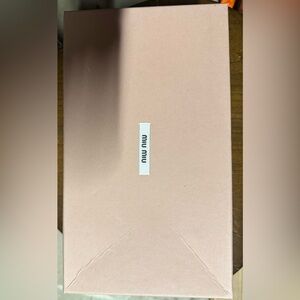 MIU MIU EMPTY SHOE BOX